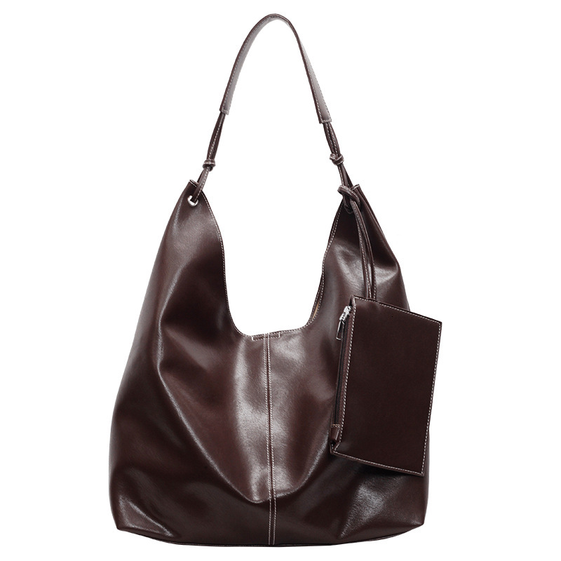 2025S Designer Women S Bag New Lazy Tote For Women With Relaxation Large Capacity Leather Soft Girl Single Shoulder Underarm Bag