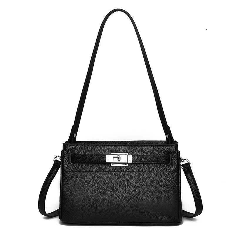 2025 Luxury Genuine Leather Women Tote Bag Fashion Cowhide Ladies Shoulder Crossbody Bags High Quality Female Handbag Sac A MainW251107