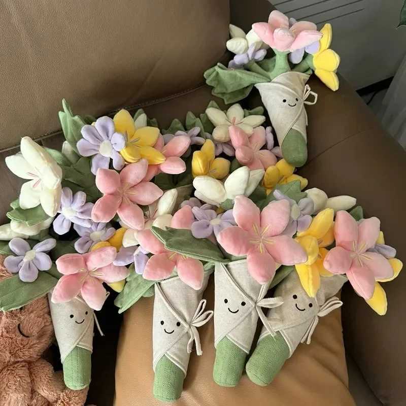 Eternal Flower 1pcs Handheld Plush Flower Toys Home Parties Decorations Christmas Lovers Thrift Clubs Props Gifts C2511071