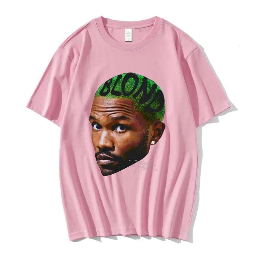 Frank Vintage Graphic T Shirt Blond Hip Hop Popular Music Singer R&B T-Shirt Men Women Fashion Oversized Short Sleeve T-Shirts