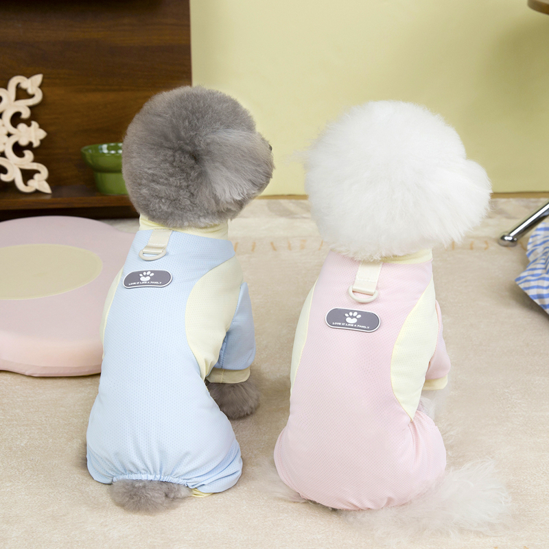 3 Pack Dog Shirt Soft Lightweight Puppy Four Legged Suit, Leisure Small Dog Clothes Summer Breathable Yorkie Chihuahua Clothes for Small Medium Dogs G