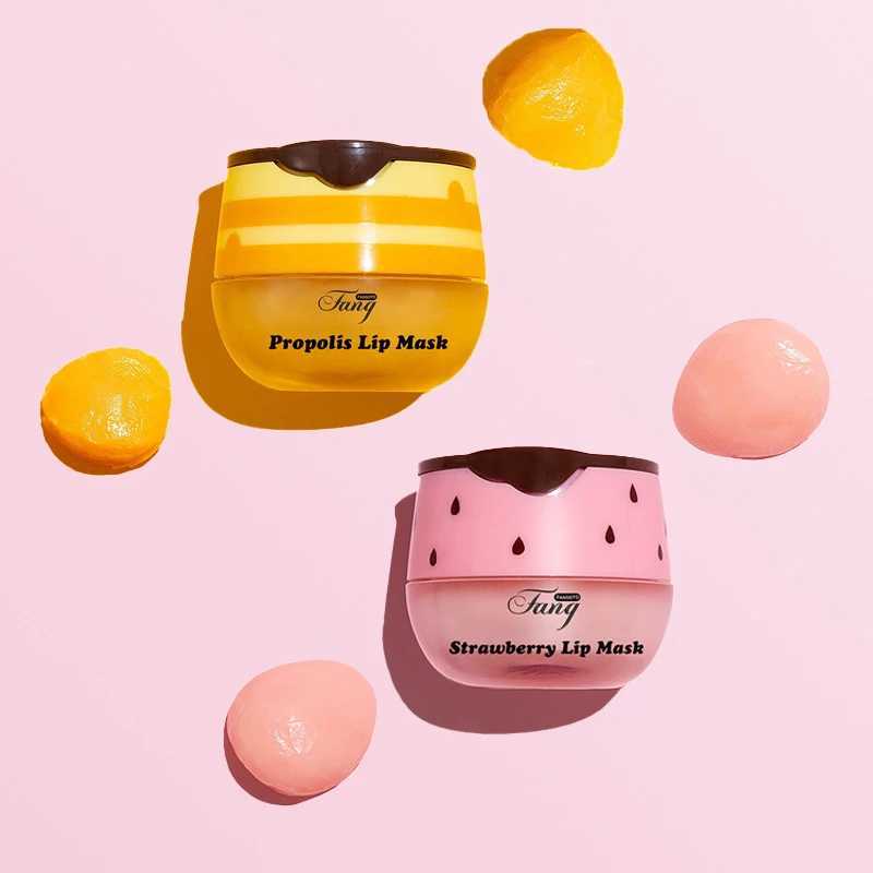 Honey Lip Sleep facial mask Night Sleep Maintenance Moisturizing Lip Gloss Bleaching Cream Nourishing Lip Care 5.5g W250407