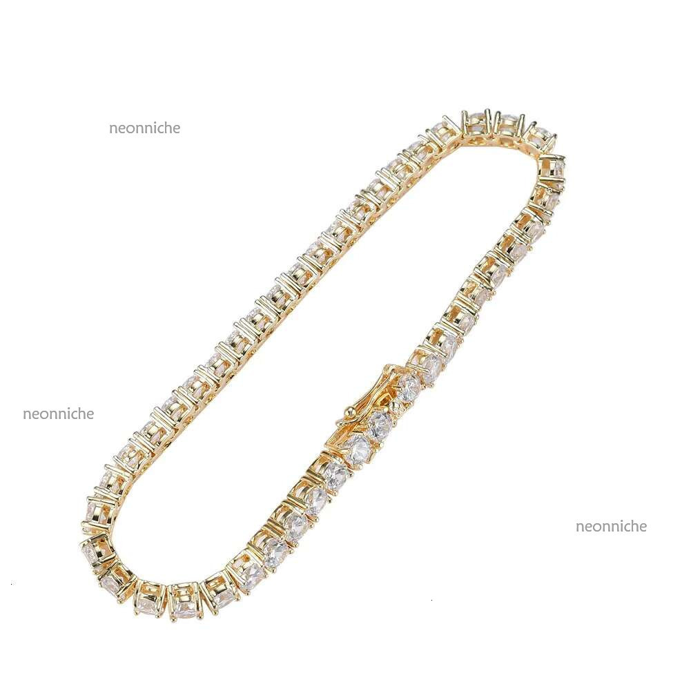 dear moissanite tennis chain 4mm jewelry Cuban k Chain Necklace Sier Moissanite Dia gift