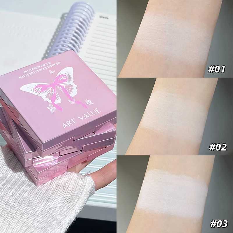 Artistic Value Butterfly Matte Soft Focusing Powder Used for Setting and Touching Lights and Long term UseXJ250407