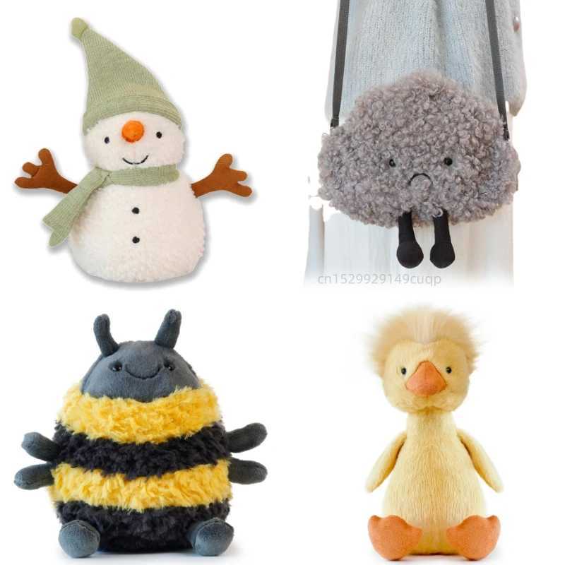Cute Cartoon Hot Selling Bee Plush Doll Pendant Bag Snowman Duck Dark Cloud Plush Toy Home Decoration Gift For Boys And Girls C251107