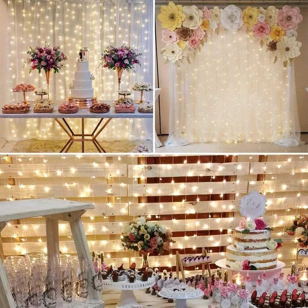 10M-100M Connectabe LED Fairy String Lights Waterproof Lighting Lamp For Outdoor Party Wedding Christmas Trees Garden Decor W251107