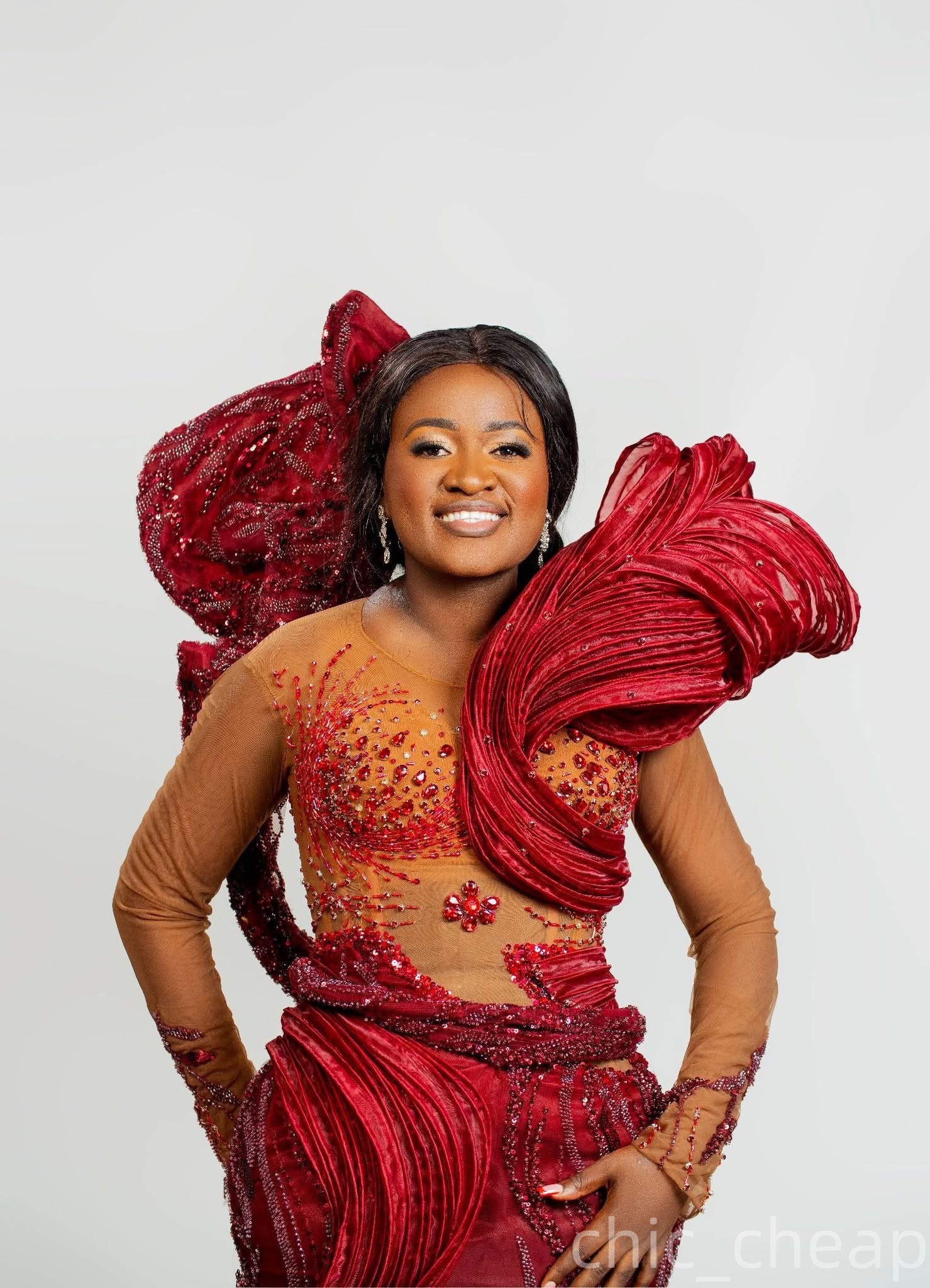 Aso Ebi Dark Red Mermaid Prom Dresses 2026 Stylish Crystals Beaded Evening Formal Party Second Birthday Engagement Gowns Plus Size Dress For Special O