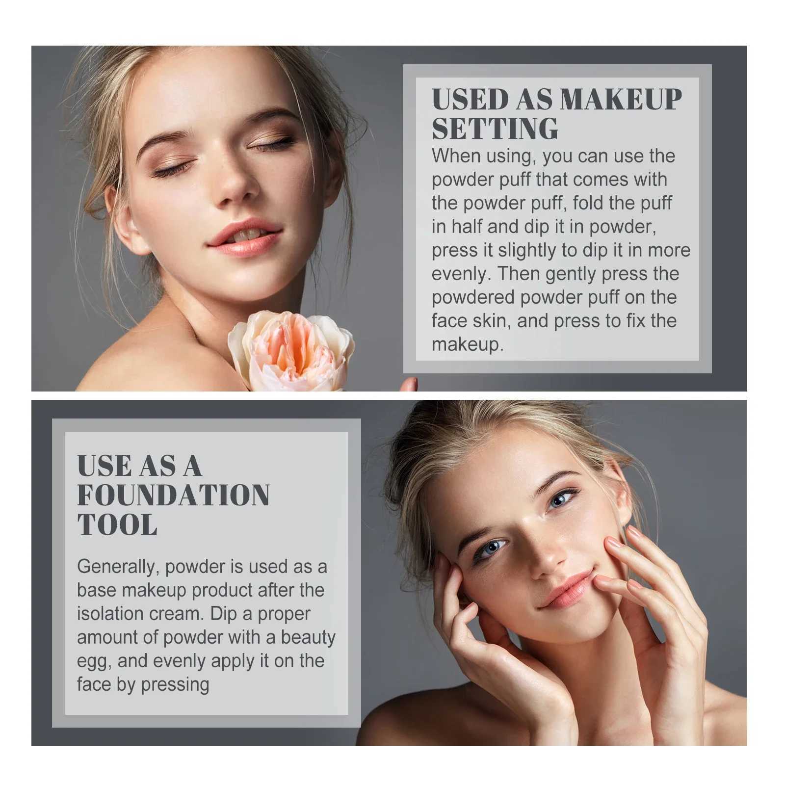 Facial Pressing Powder Oil Control Invisible Hole Waterproof Matte Durable Natural Powder Basic MakeupXJ250407