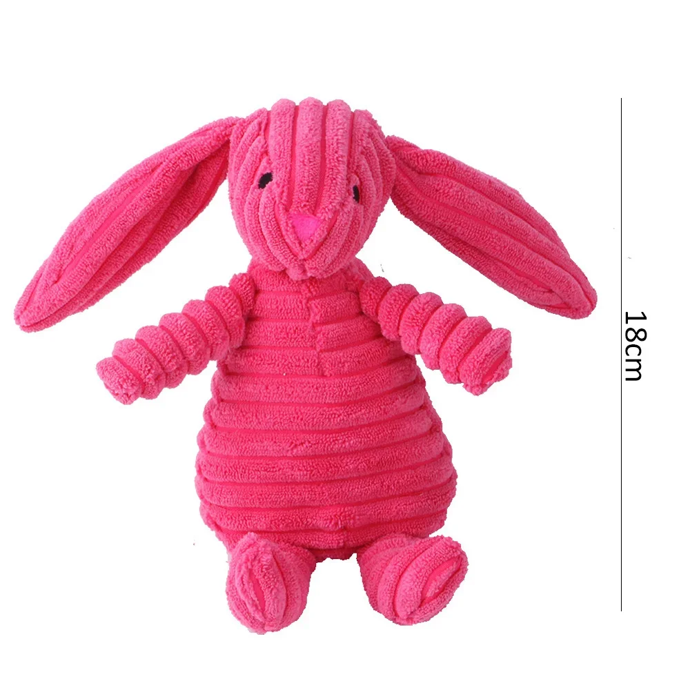 2025 new Corduroy Dog for Small Large Animal Plush Squeaky Puppy Chew Toys Bite Resistant Pet Toy For Dogs
