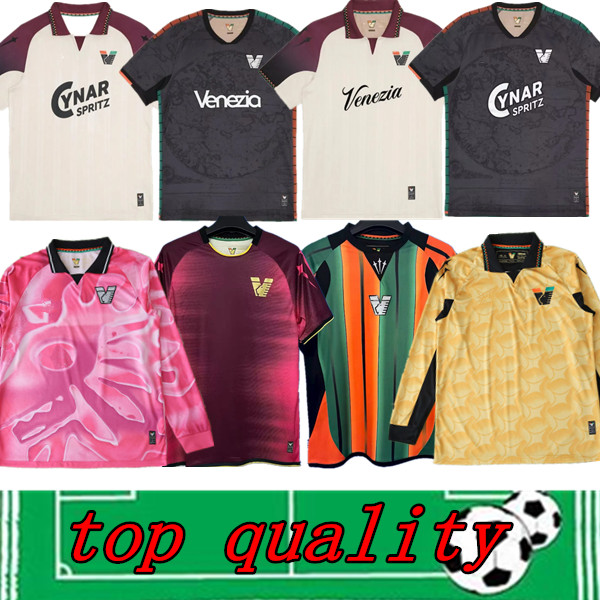 2025 2026 Venezia FC soccer Jerseys ZAMPANO YEBOAH 24 25 26 Venice Home away DUNCAN BUSIO ORISTANIO Football shirts NICOLUSSI POHJANPALO ELLERTSSON maillots de foot