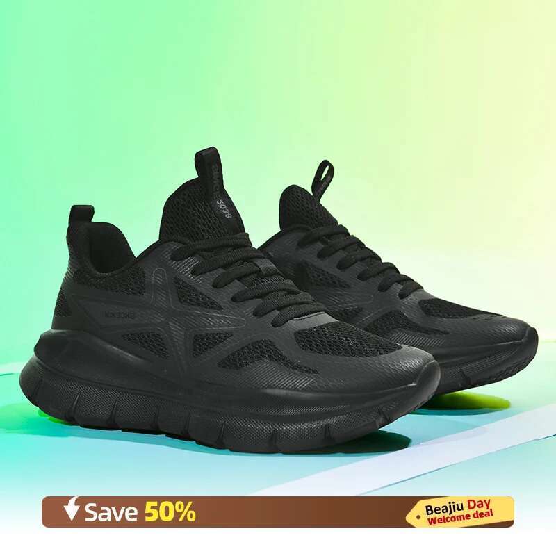 Men Sports Running Shoes Casual Marathon Breathable Lightweight Women's Comfortable Athletic Nonskid Walking Sneakers