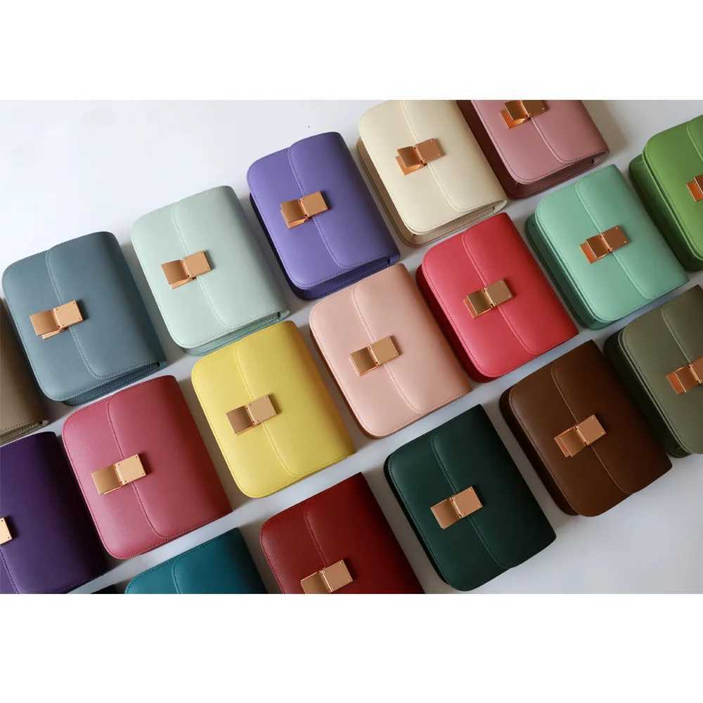 Cowhide tofu bag 2025 luxury design one-shoulder crossbody bag genuine leather commuting fashion ladies handbag small square bagW251107