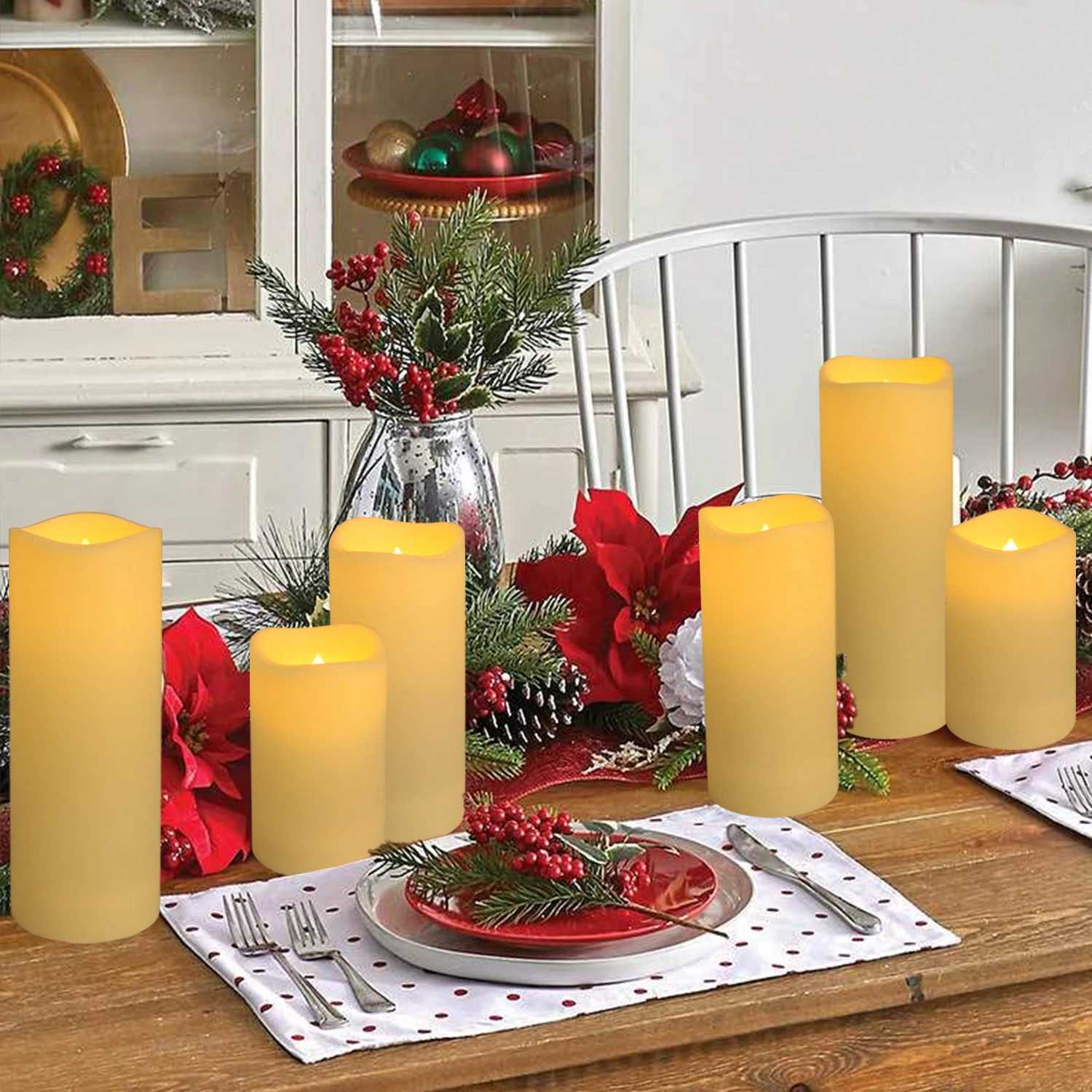 4-144 units/set of waterproof indoor flameless LED candle lights Christmas home decoration wedding holiday decoration W251107