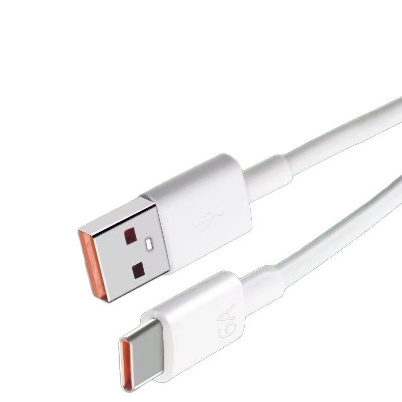 Premium Quality Thickened Wire 6A Fast-Charging Cable (USB To Type C) Designed Specifically For OnePlus and Vivo Phone