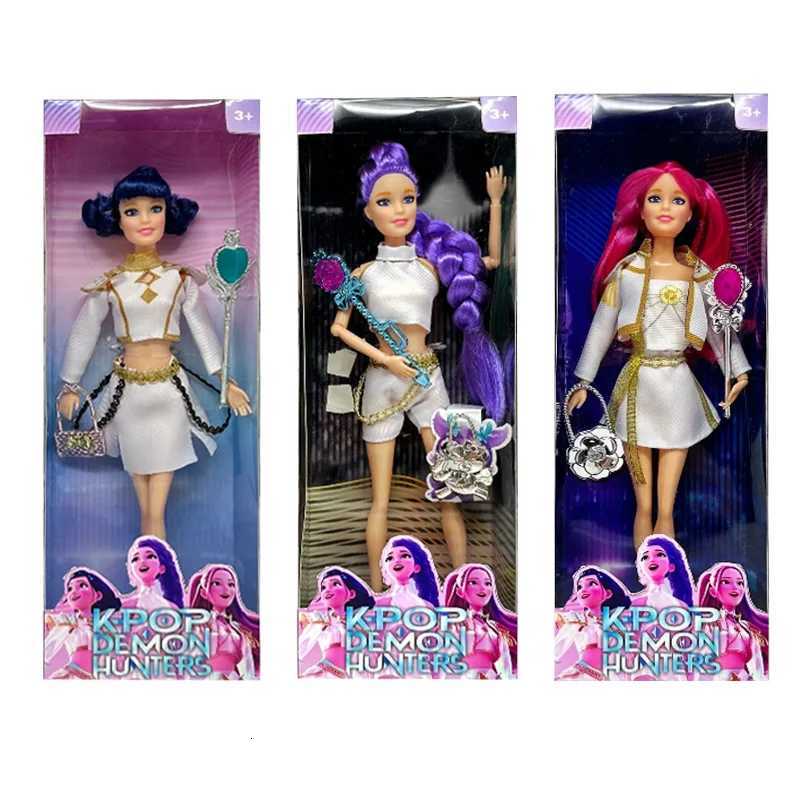 Hot Sell With Delicate Texture Anime 30CM K-Pop Demon Hunters Doll Vinyl Toy Rumi Mira Zoey Birthday Surprise Gift For Girls Z251107