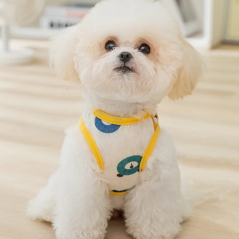 Thin Cooling Vest for Dogs Summer Dog Clothes Cute Breathable Mesh Cat Clothing Chihuahua Bichon Puppy T Shirt Pet Costume 2025 250407