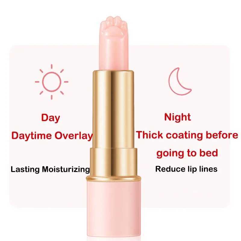 Cute cat paw color changes lipstick makeup crystal temperature changes lipstick anti crack moisturizing lipstick W250407