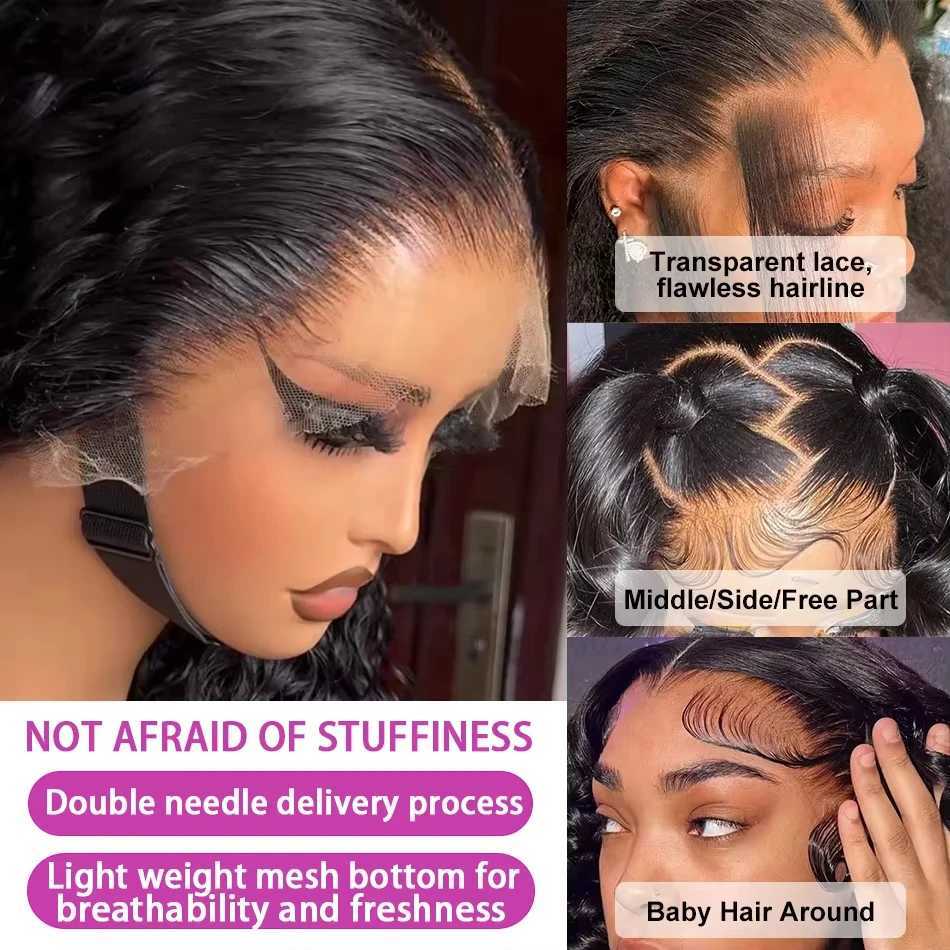 13x6 Hd Lace Frontal Wig Loose Deep Wave Curly Human Hair 100 Preplucked 13x4 Water Wave Front Wigs For Black Women Brazilian W251107