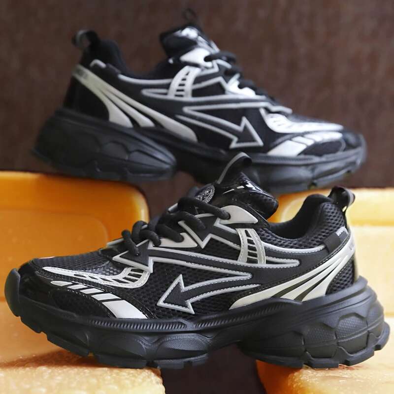 Hot Selg Classic Men Casual with Mesh Breathable Thick Sole Outdoor Sneakers Comfortable Low Cut and Cool Walking Shoes