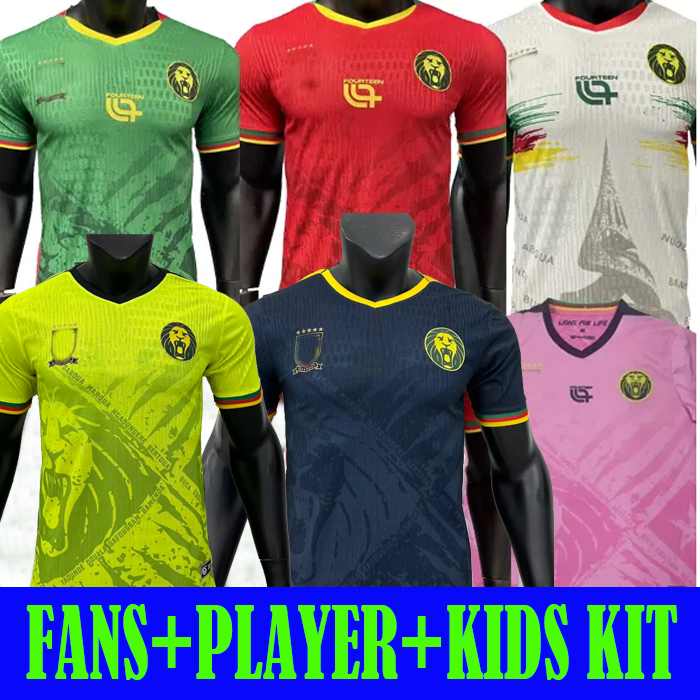 fans player version 25 26 Cameroon national Soccer Jerseys 2025 2026 MBEUMO N KOUDOU NTCHAM NGADEU Fans Version Football Shirts Men kids kit 16-2XL
