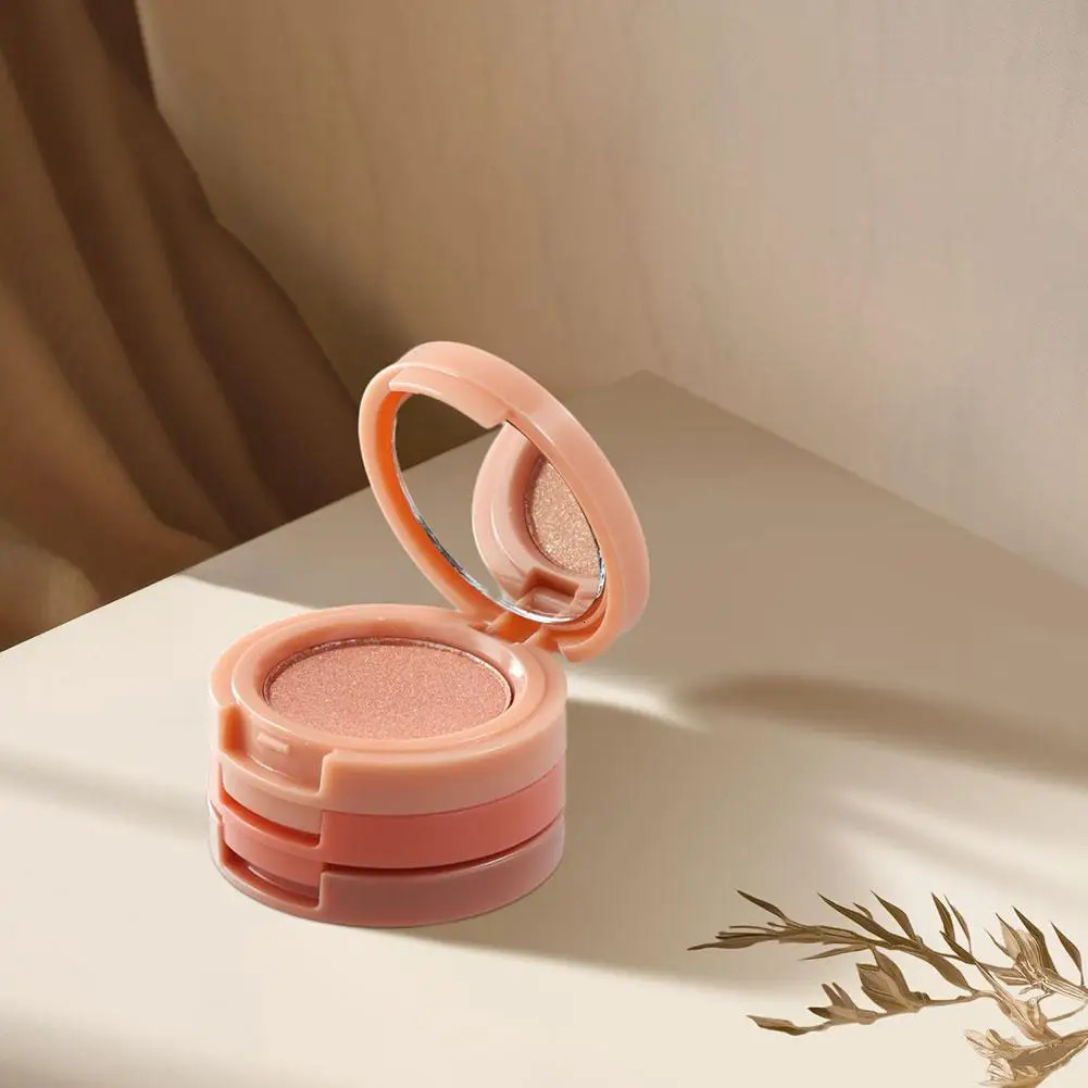 3in1 matte fluorescent palette suppresses fluorescence and the low light powder blusher is durable waterproof 250325