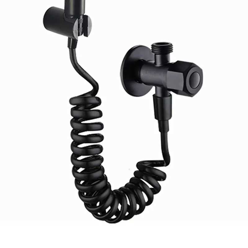 Telescopic Shower Hose Spiral Spring Hose Toilet Bidet Sprayer Telephone Line Plumbing Hose Bathro Accessories 150cm 200cm Y251107