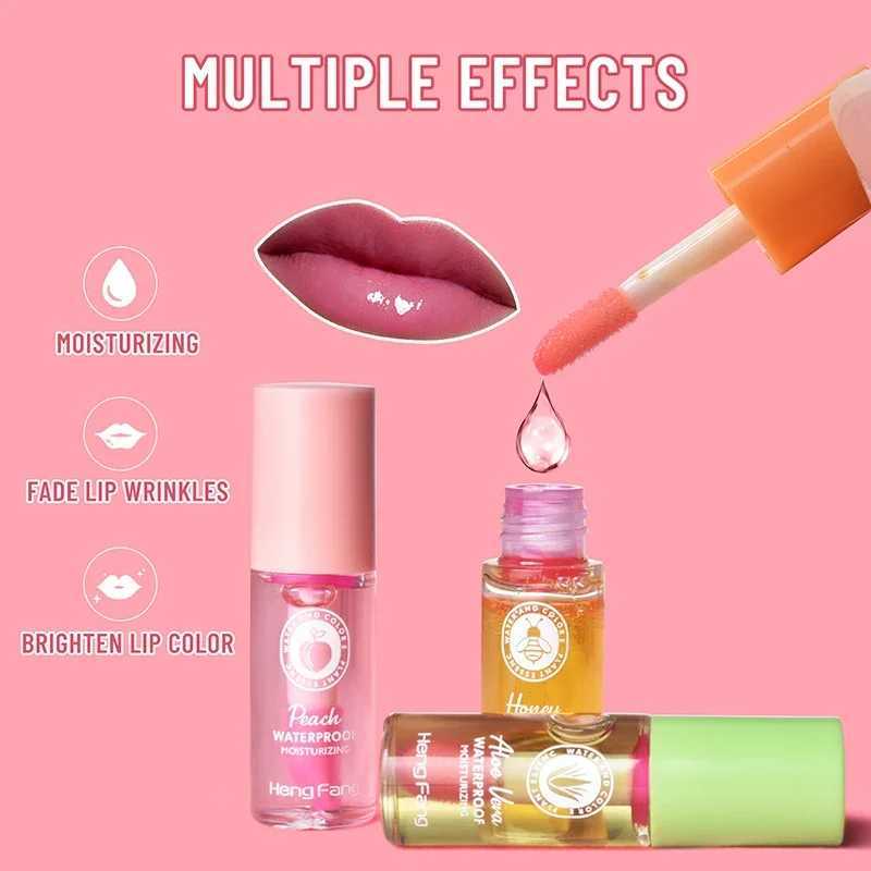 Mini moisturizing temperature sense lipstick moisturizing discoloration lip nectarine aloe whitening repair lipstick W250407