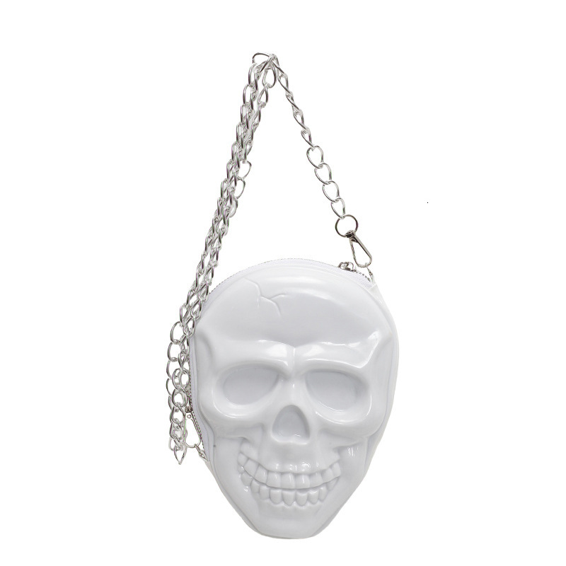 2025S Designer Women S Bag Shoulder Skull Coin Purse Mini Small Halloween Funny Crossbody Jelly Bag