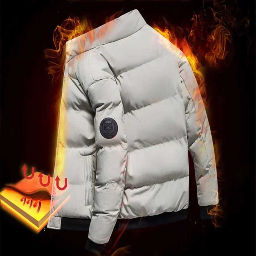 New 2025 Mens Autumn Winter Jackets and Coats Outerwear Clothing Parkas Jacket Male Windbreaker Thick Warm Mens Parkas 4XL 5XLT251107