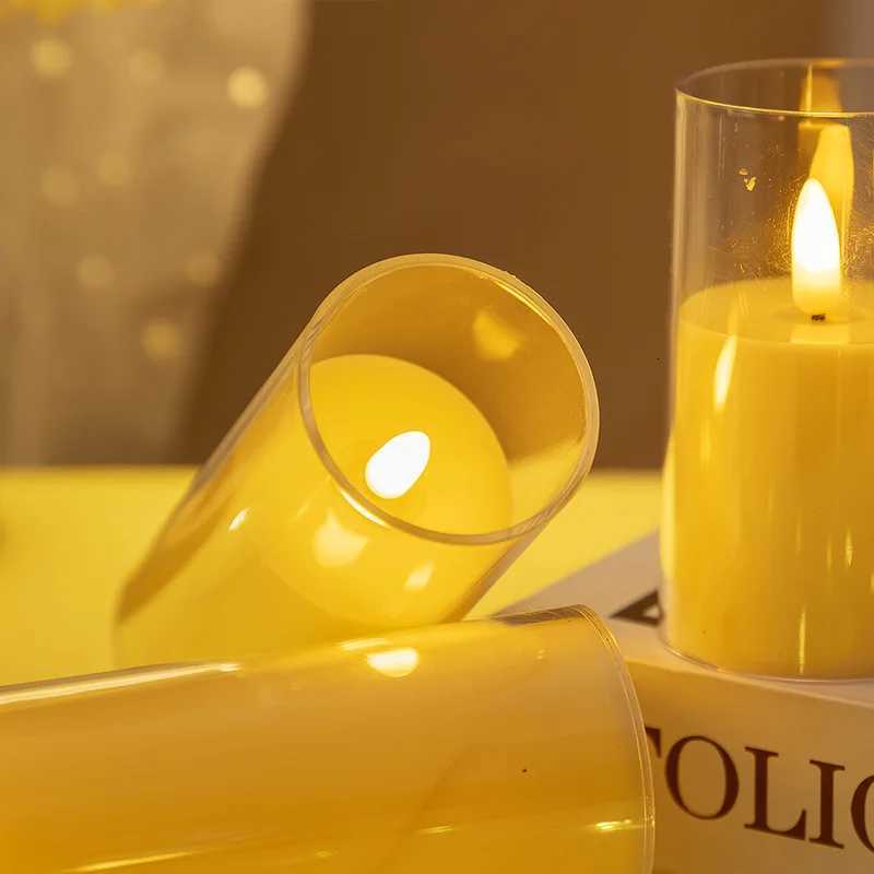 6 Pcs Flameless Candle Lights Bullets And Swinging Led In Three Sizes Available For Aa Battery Powered Gifts And Home Decor W251107
