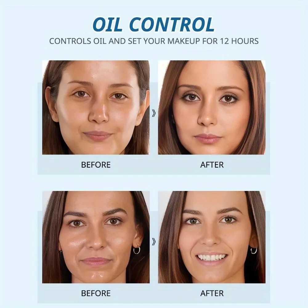 4 colors smooth and lightweight natural matte powder waterproof loose powder sweat resistant matte surface without glossXJ250407