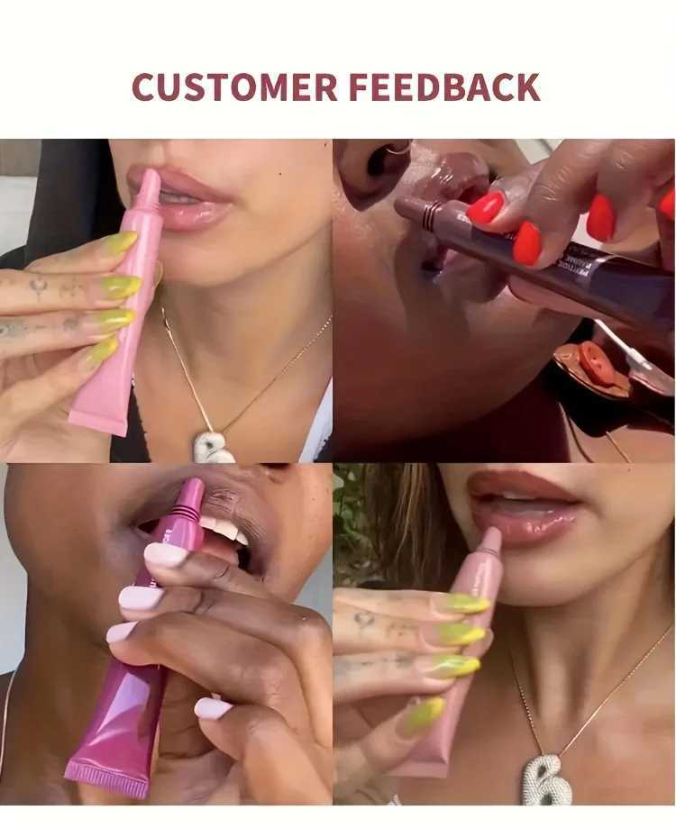 Five color gloss lipstick moisturizing moisturizing and brightening lip lines fruit lotion and skin coloring lipstick W250407