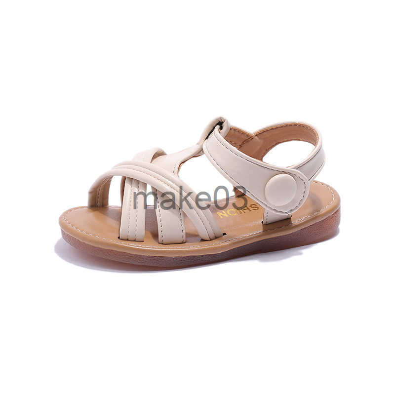 Girls 2025 Summer New Style Small and Medium sized Soft soled Girl Baby Princess Shoes Kindergarten Fashion Sandals J250403