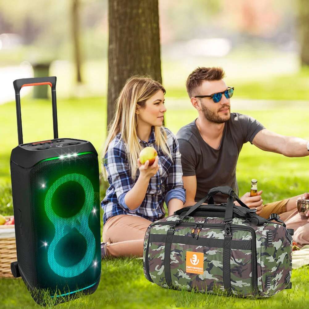 Travel Case Shockproof Portable Speaker Carry Tote Bag Backpack Adjustable Strap For Partybox Stage 320