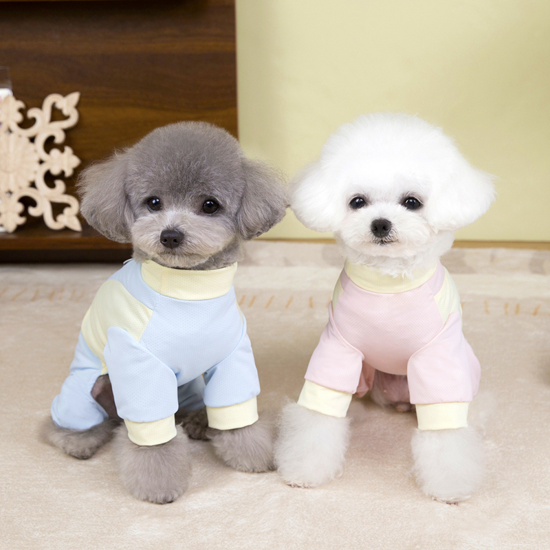 3 Pack Dog Shirt Soft Lightweight Puppy Four Legged Suit, Leisure Small Dog Clothes Summer Breathable Yorkie Chihuahua Clothes for Small Medium Dogs G