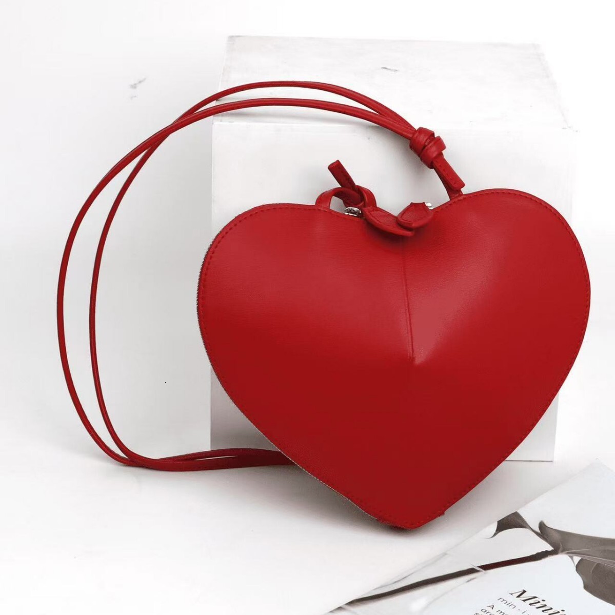 ALA New a Unique Design Heart Sac e Femme For Women Bolsos De Mujer Mini Cross Bag Calfskin Love Bags