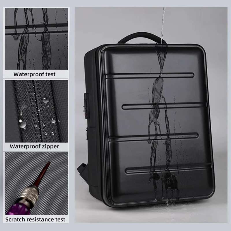 New Waterproof Business Travel Laptop Backpack Men Anti-Theft Casual Aesthetic Backpacks Large Capacity USB Charging Bag Male
