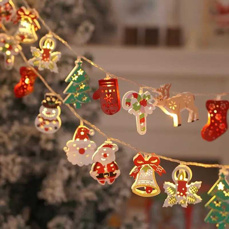 Christmas Light String Decorative LED String Lights For Indoor Christmas Tree Cute Festival Parties Lighting Winter Holiday W251107