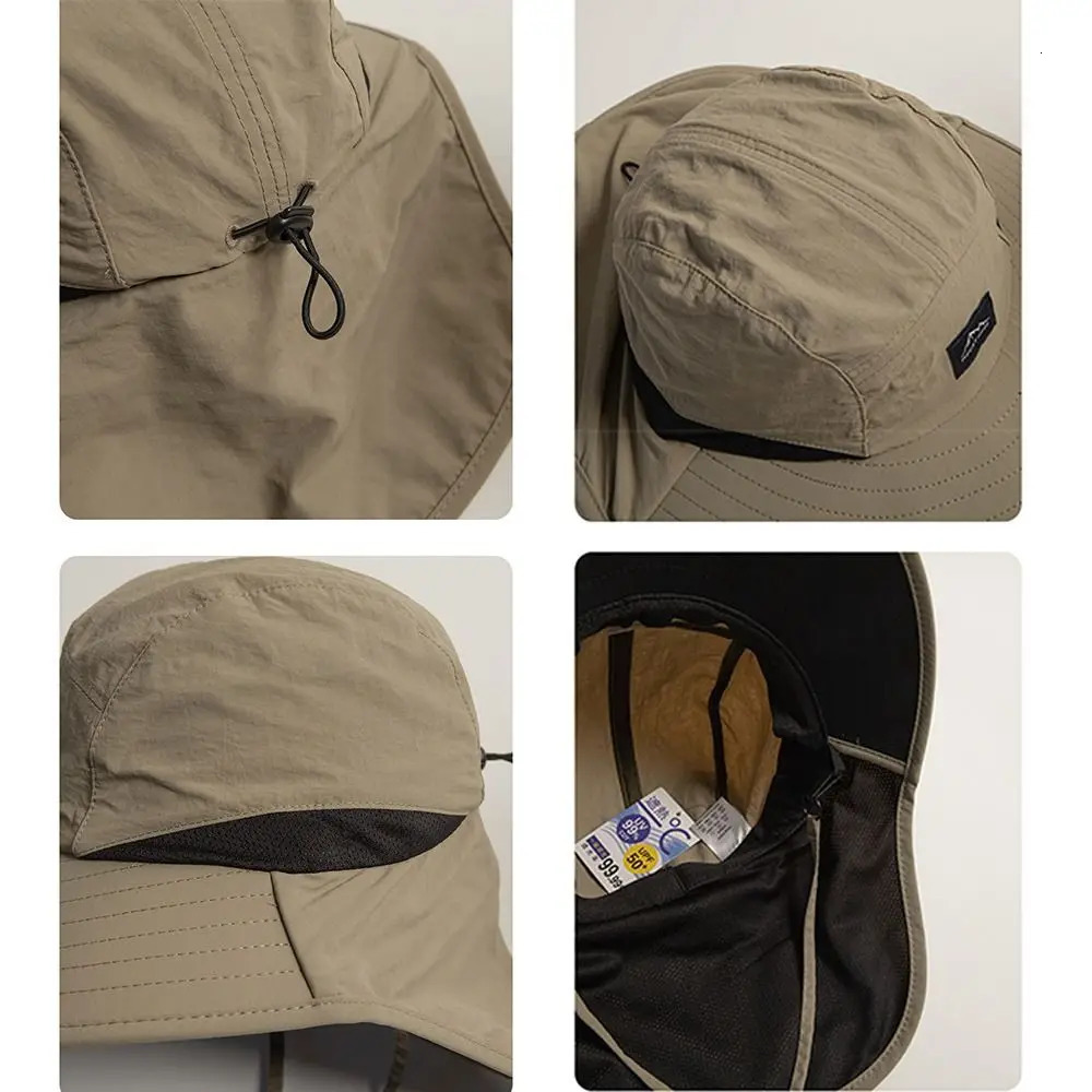 bucket hat fishermans sun wide Brim hiking quick drying 250326