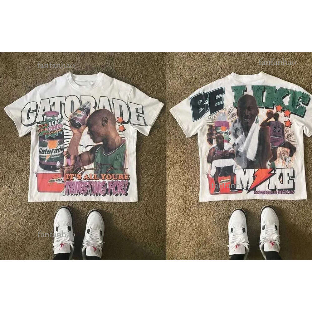 Mens Y2K T-shirt basketball graphic street hip-hop goth summer Y2K print Harajuku short sleeved cotton top oversized T-shirt topXJ250318