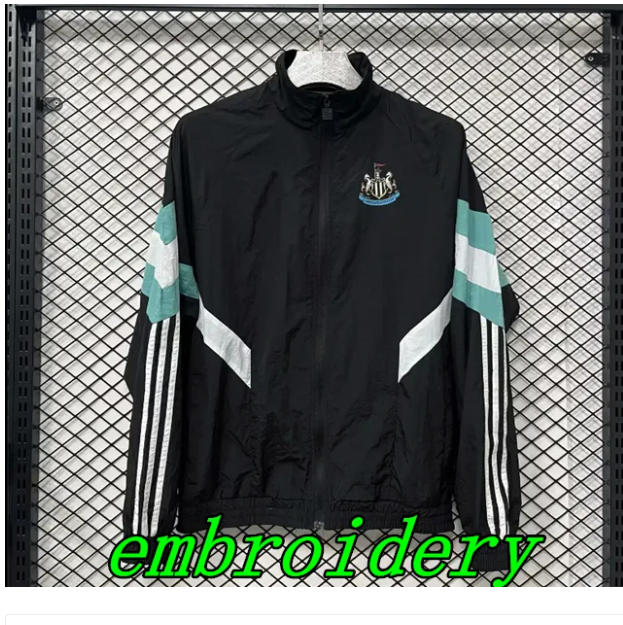 2024 2025 Newka windbreaker of Soccer Jacket with Full zipper and Hoodies Madries arsen man city long sleeve jersey Long Sleeve Training shirt