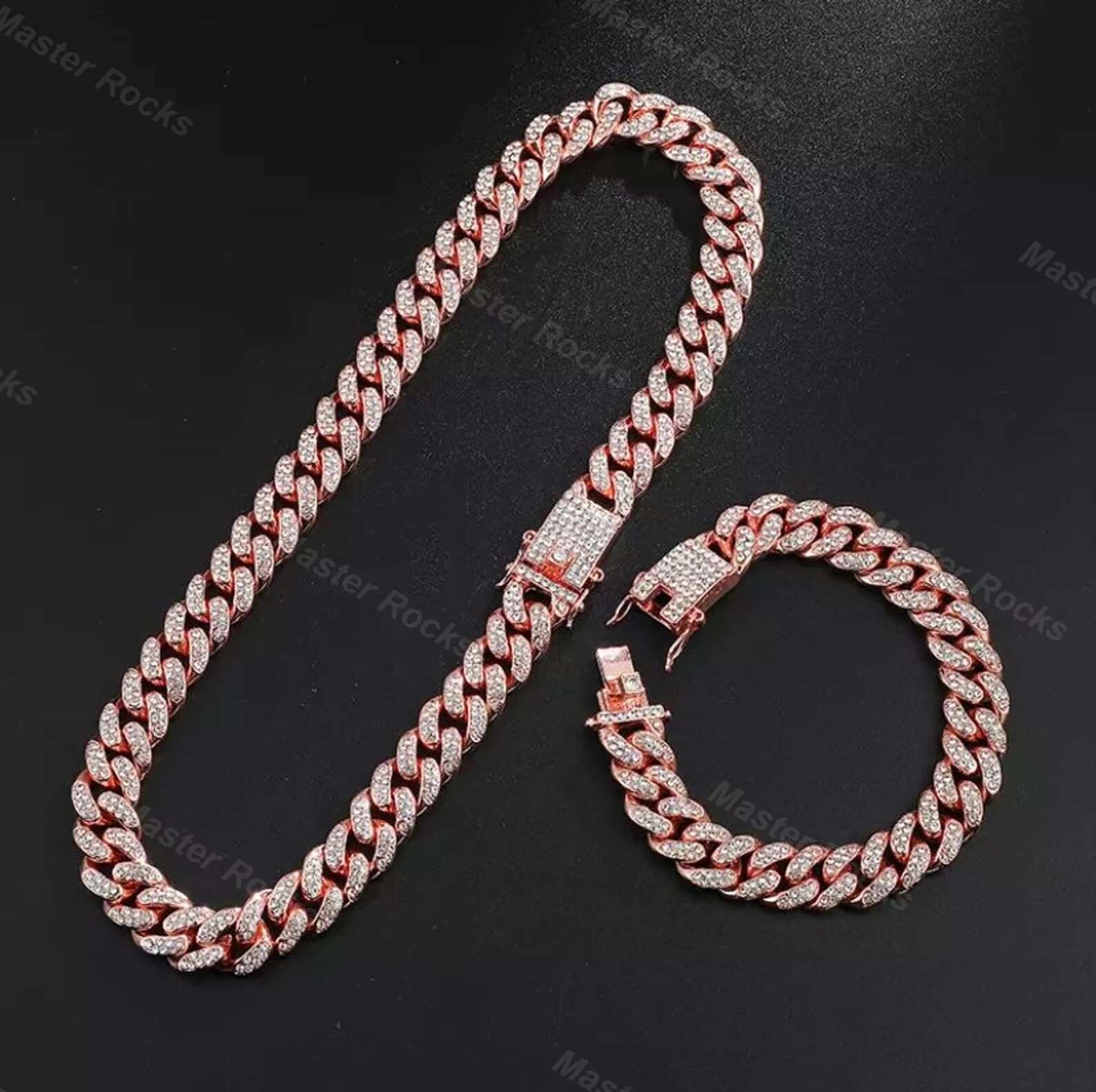 Bussdown Moissanite Diamond 12mm Hip Hop Jewelry Cuban Chain Sterling Silver 925 Wholesale Miami Iced Out Cuban Link Chain
