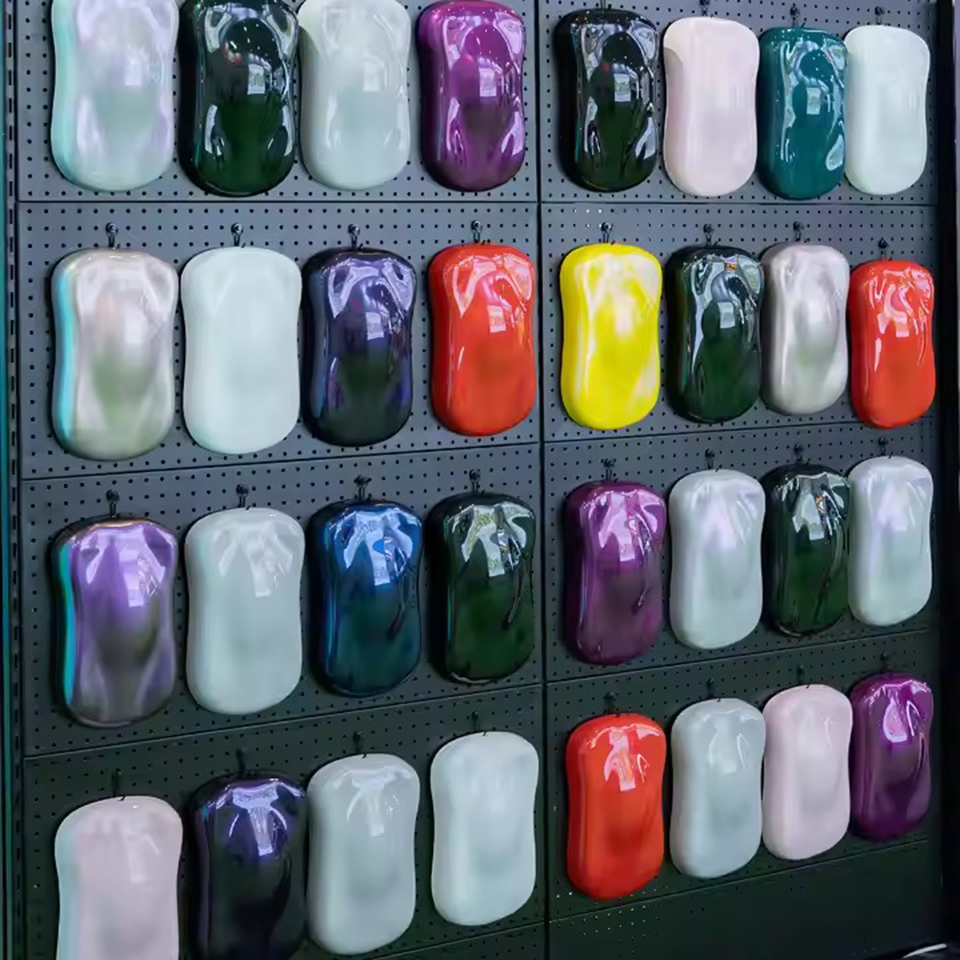 Racer Car Shape Display Model - 10x20cm Plastic Speed Form for Vinyl Wrap, Plastidip Paint & Hydro-Dipping Color Showcase and Sample Display MO-A5