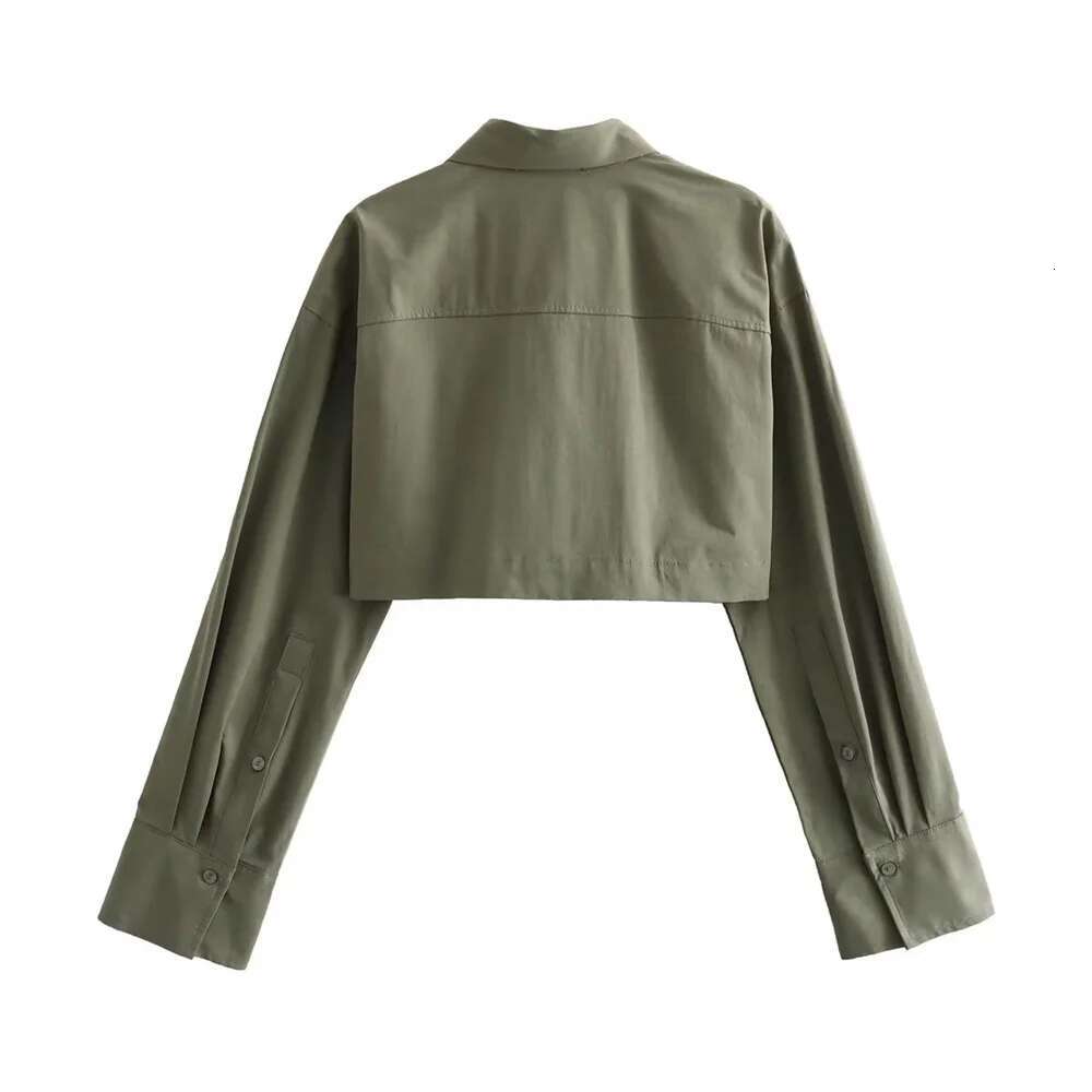 Unizera2023 High Quality Autumn And Winter New French Niche Trench Fabric Short Shirt