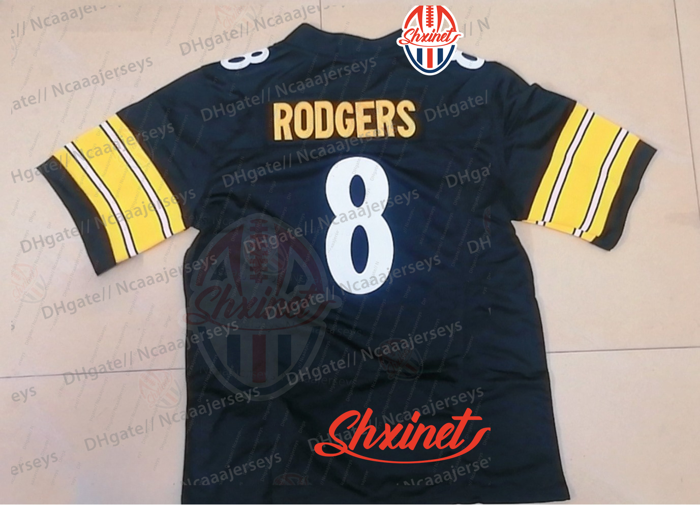 Custom Design Throwback Jerseys Aaron Rodgers Jack Sawyer Will Howard DK Metcalf Watt Football Queen Joey Porter Jr Franco Polamalu Fitzpatrick Freier