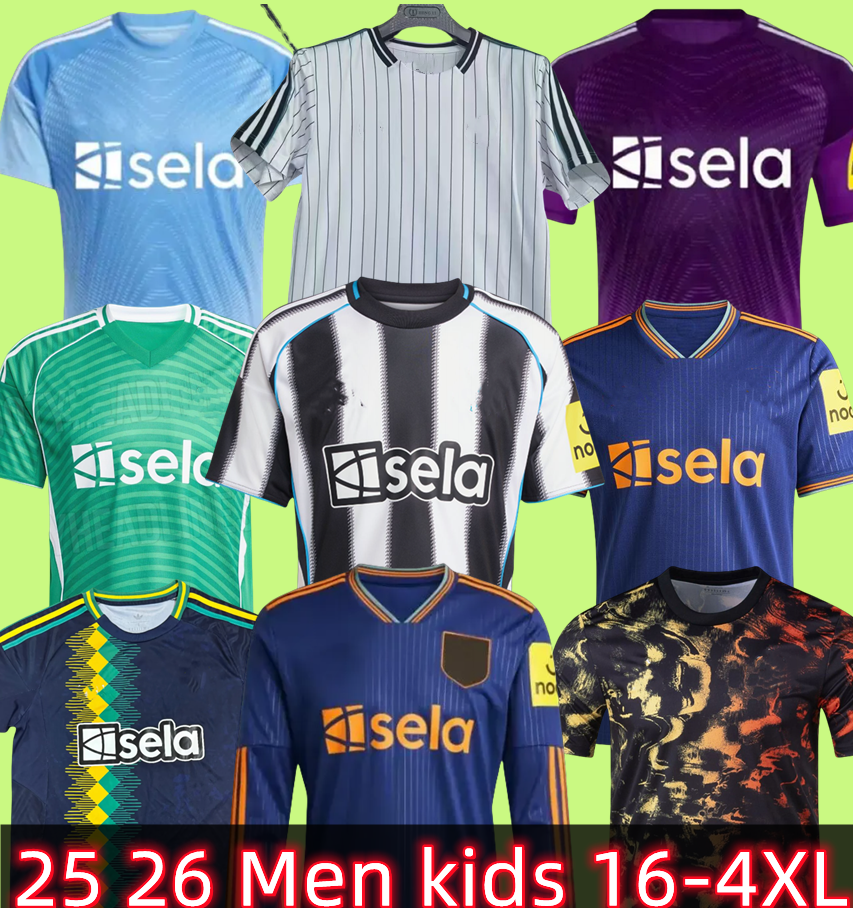 25 26 Soccer Jerseys Bruno Gordon Botman Joelinton Tonali Livramento Willock Krafth jersey fans player shirt men kit kids equipmentis