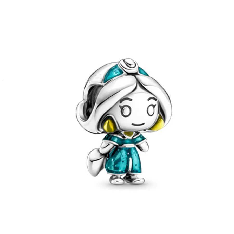 New 925 Silver Classic Princess Dress Castle Exquisite Charm Bead Pendant Suitable for Original Bracelets DIY Womens JewelryXJ251107