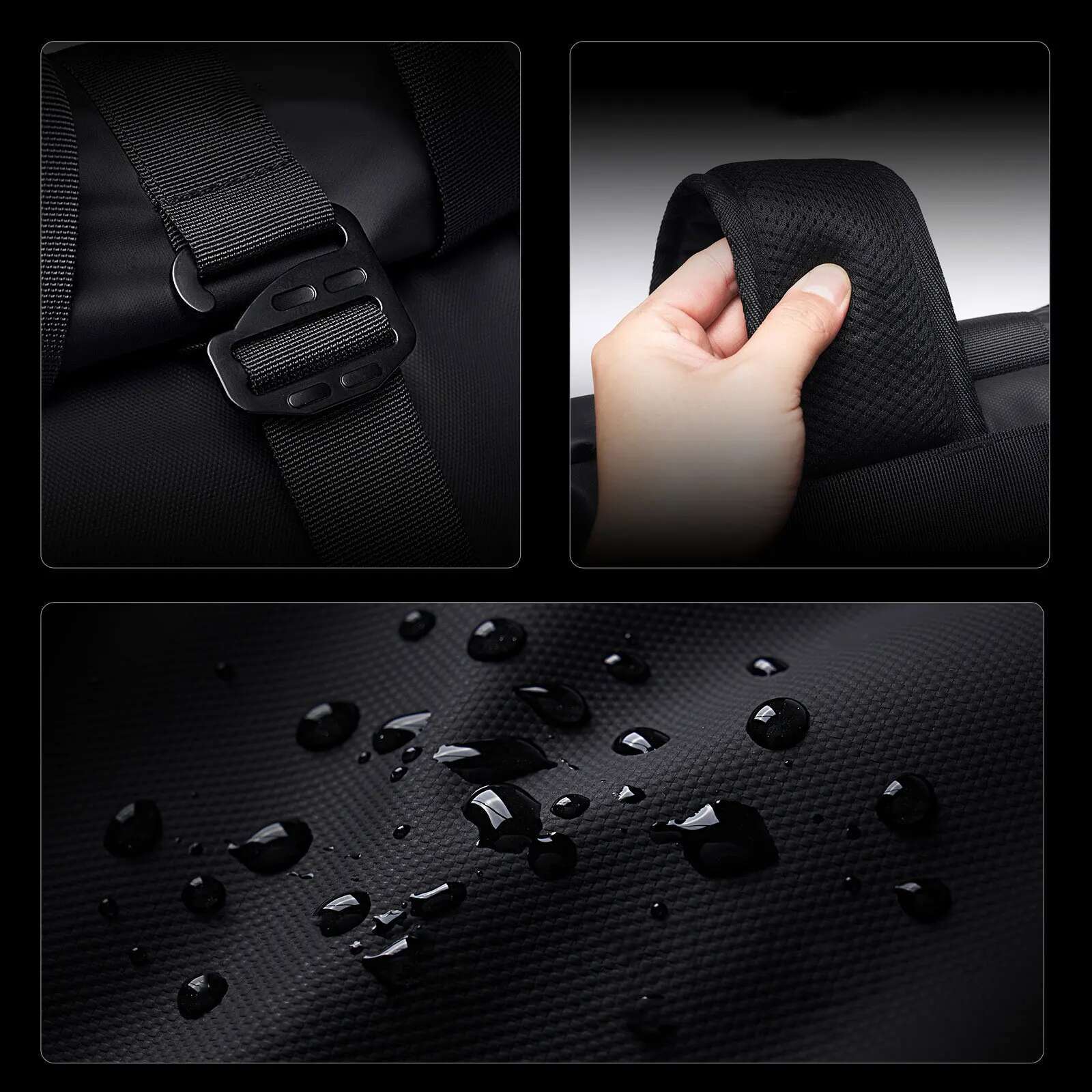 Backpack Men's Fashionable Computer Student Large Capacity Travel Bag Waterproof Oxford Cloth Backpack Men