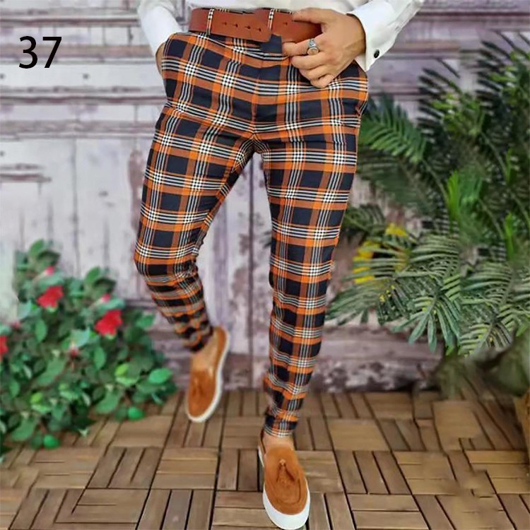 Designer mens Pants Fashion Luxury Casual Slim Print Sport Pant high Street party mens pencil trouser Hip Hop S-3XL