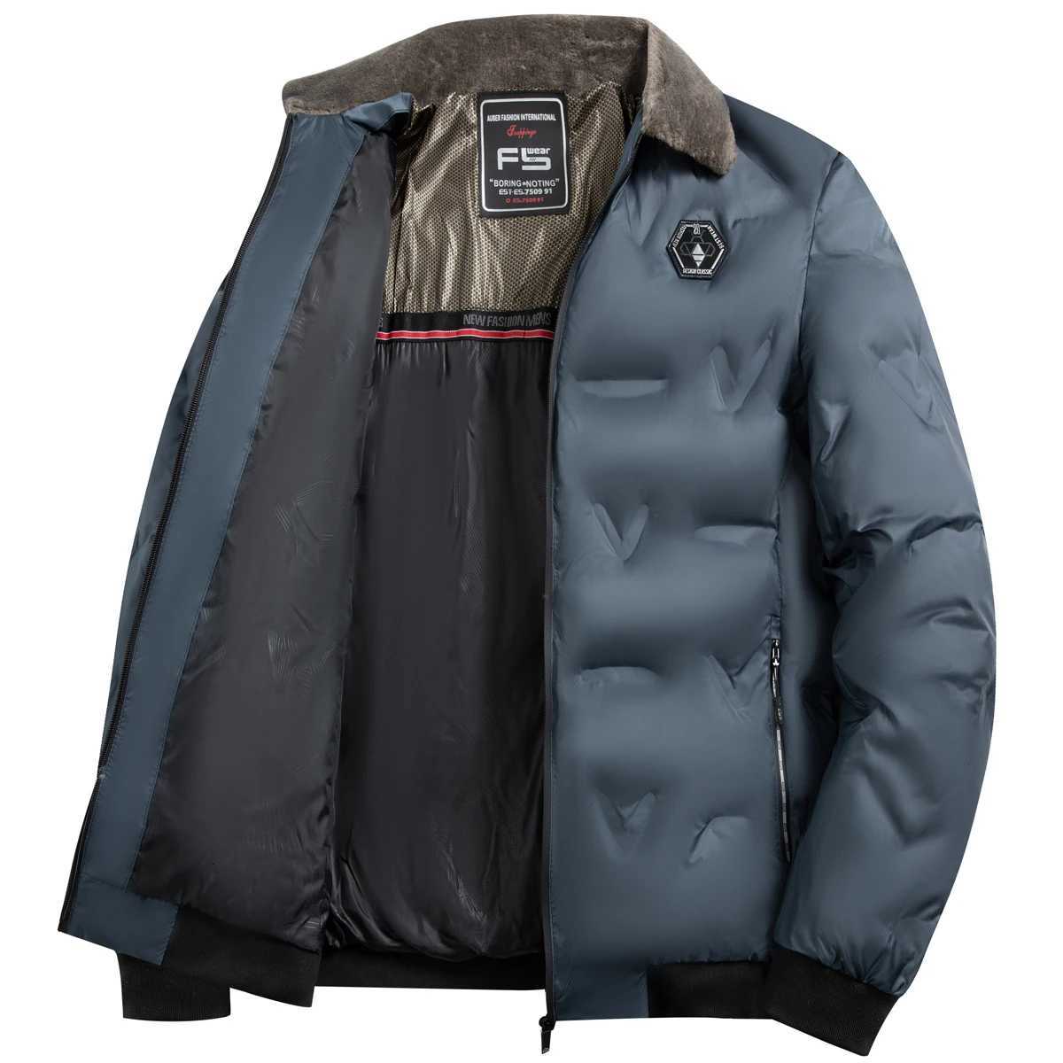 Mens Fashion Windbreaker Parka Coat Male Jacket Autumn Winter Overcoat Windproof Casual Warm Hombre New Streetwear OutdoorsT251107